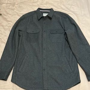 Flag and Anthem long sleeve button up shirt Large